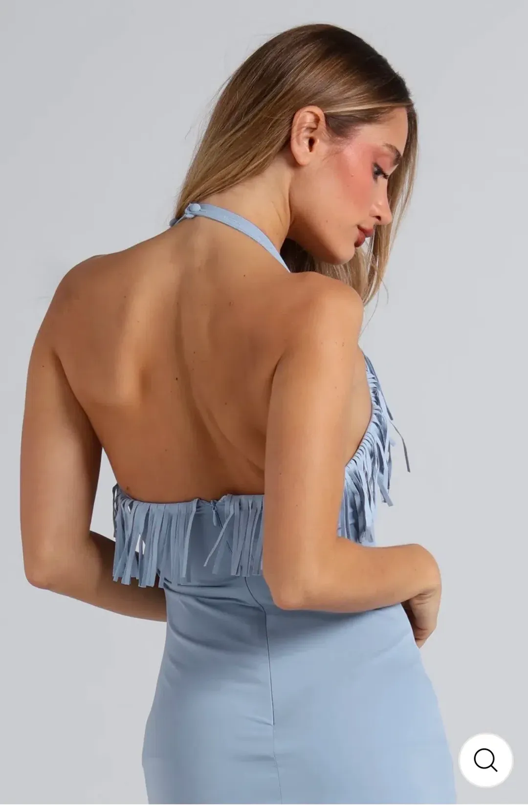 Amelie Teje Campgana Dress Blue for rent on The Volte - main image