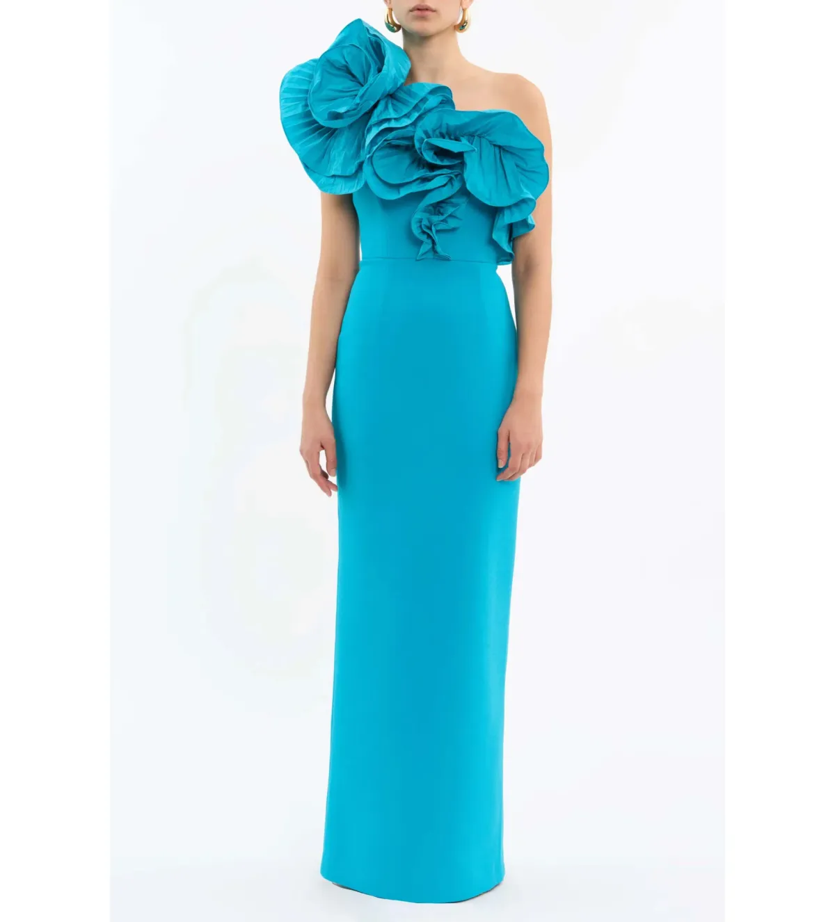 Rebecca Vallance Ella Gown in Blue Size AU12 for rent on The Volte - main image