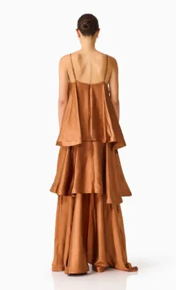 Elliatt Tilly Tiered Maxi- Toffee M for rent on The Volte - image 2