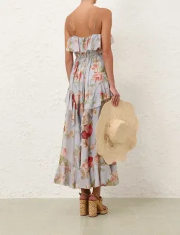 Zimmermann Roselight Frill Maxi Dress - Size 4 / AU16 for rent on The Volte - image 3