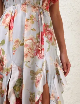 Zimmermann Roselight Frill Maxi Dress - Size 4 / AU16 for rent on The Volte - image 5