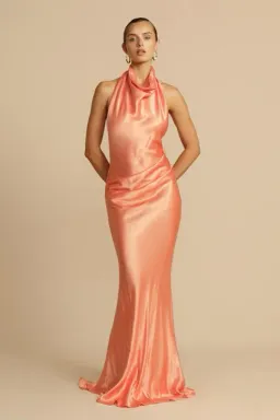 ARCINA ORI GAIA DRESS PAPAYA SIZE 10 (M) for rent on The Volte - image 2