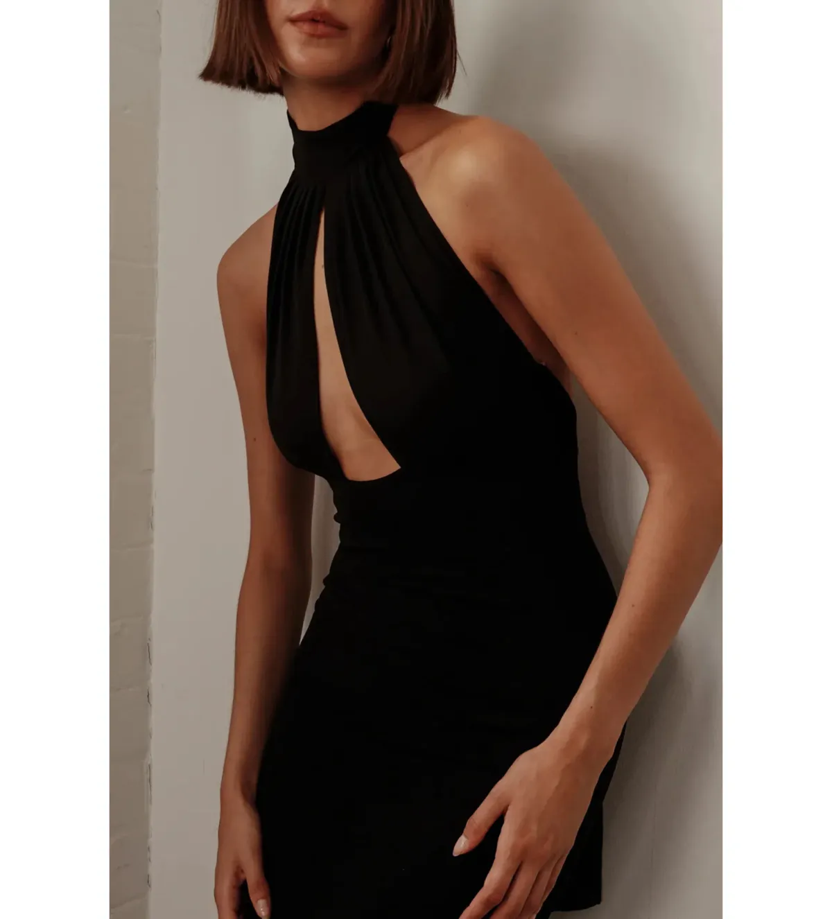 Nookie Martini Halter Gown in Black Size M/AU10 - Image 3