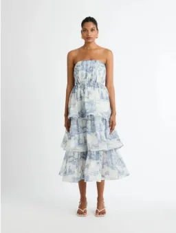 Sheike Sanctuary Midi Dress Print Size AU 18 for rent on The Volte - image 1