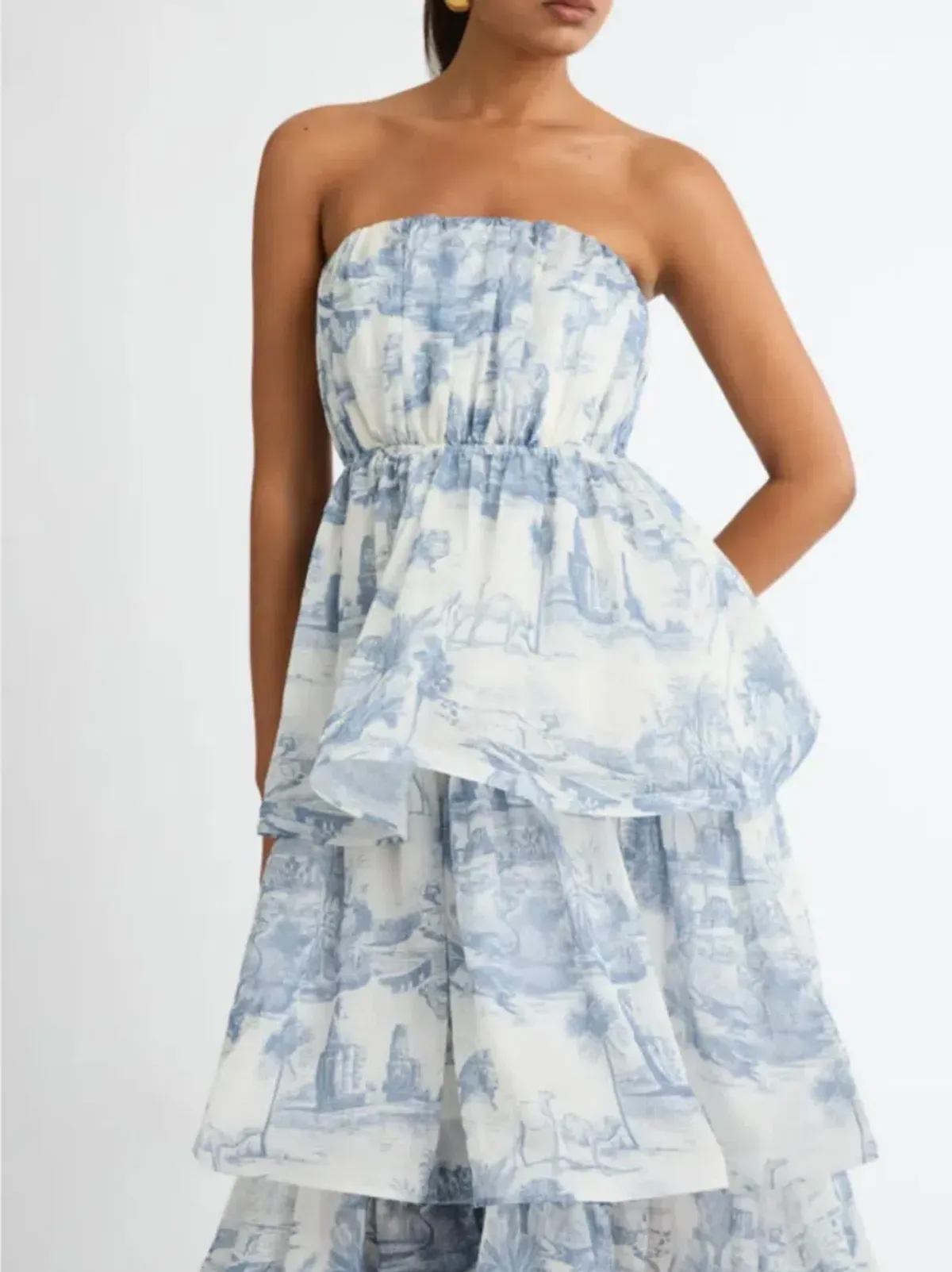 Sheike Sanctuary Midi Dress Print Size AU 18 - Image 2