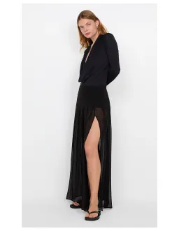 Bec + Bridge Filippa Maxi Skirt Size 10 Black for rent on The Volte - image 6