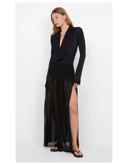 Bec + Bridge Filippa Maxi Skirt Size 10 Black for rent on The Volte - image 5