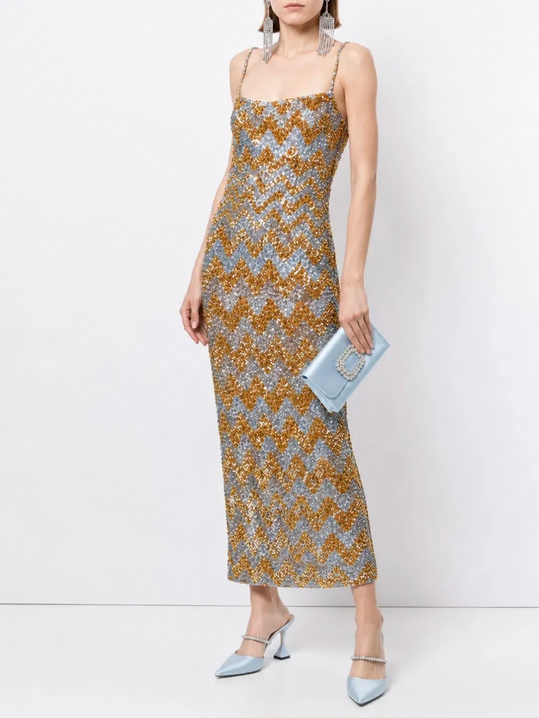 Rachel Gilbert Callum Gown Gold 2/AU10 for rent on The Volte - main image