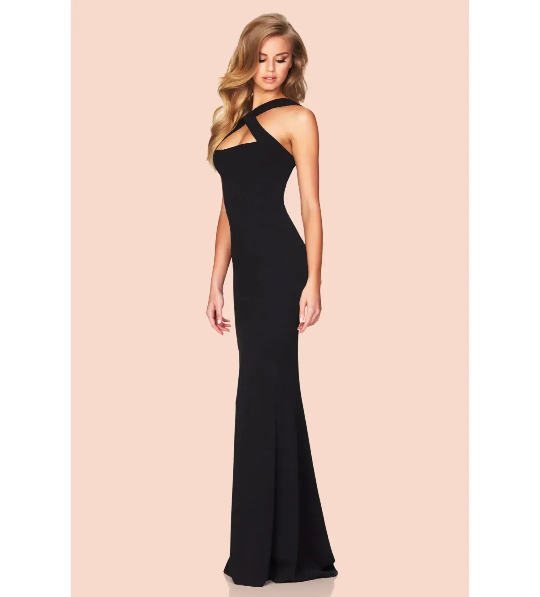 Nookie Viva 2 Way Gown in Black Size M/AU10 for rent on The Volte - main image