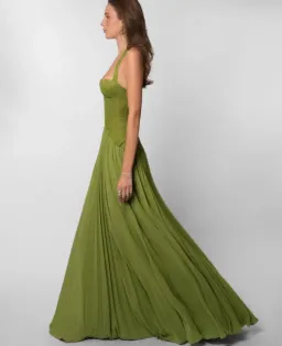 Fenity Gaia Dress in Green Size M/10 for rent on The Volte - image 2