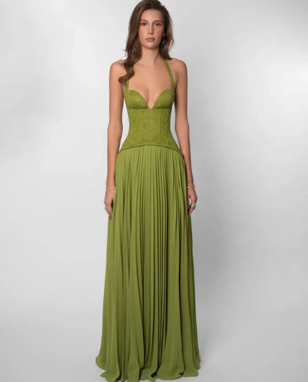 Fenity Gaia Dress in Green Size M/10 - Image 1
