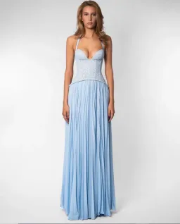 Fenity Gaia Dress in Blue Size S/8 for rent on The Volte - image 1