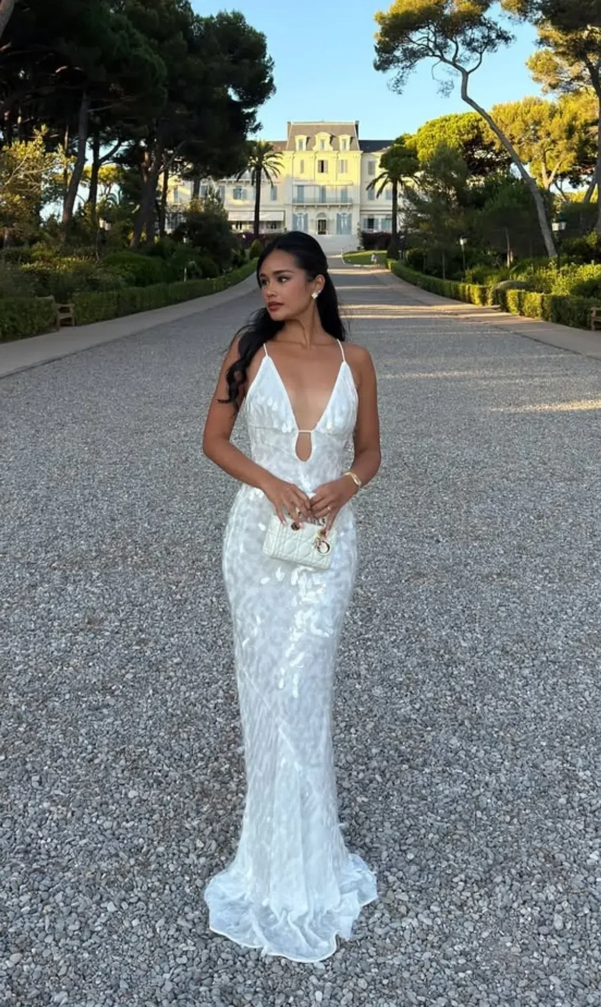 Misha Sapphire white gown size XS - Image 1