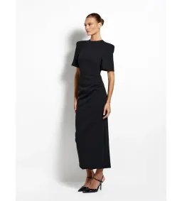Effie Kats Evie Midi Dress in Black Size AU8 for rent on The Volte - image 2