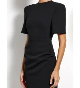 Effie Kats Evie Midi Dress in Black Size AU8 for rent on The Volte - image 4