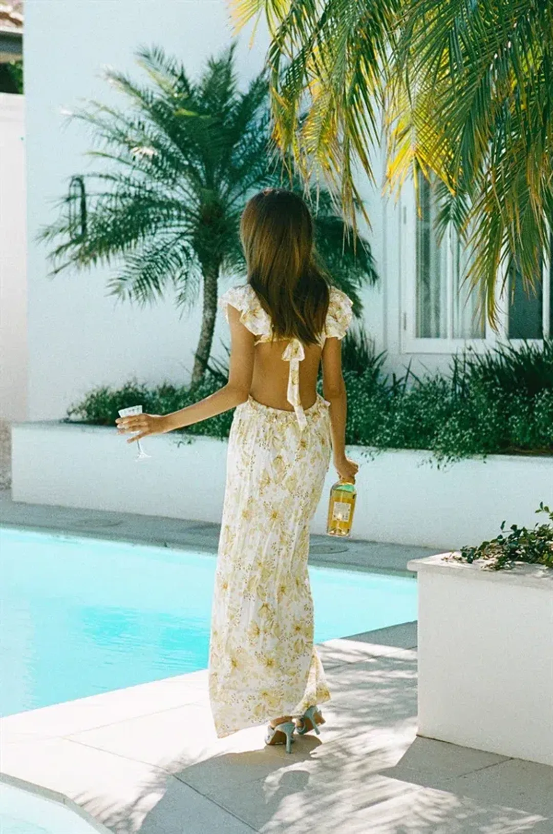 Sabo Skirt Archa Maxi Dress - Yellow - XS for rent on The Volte - main image