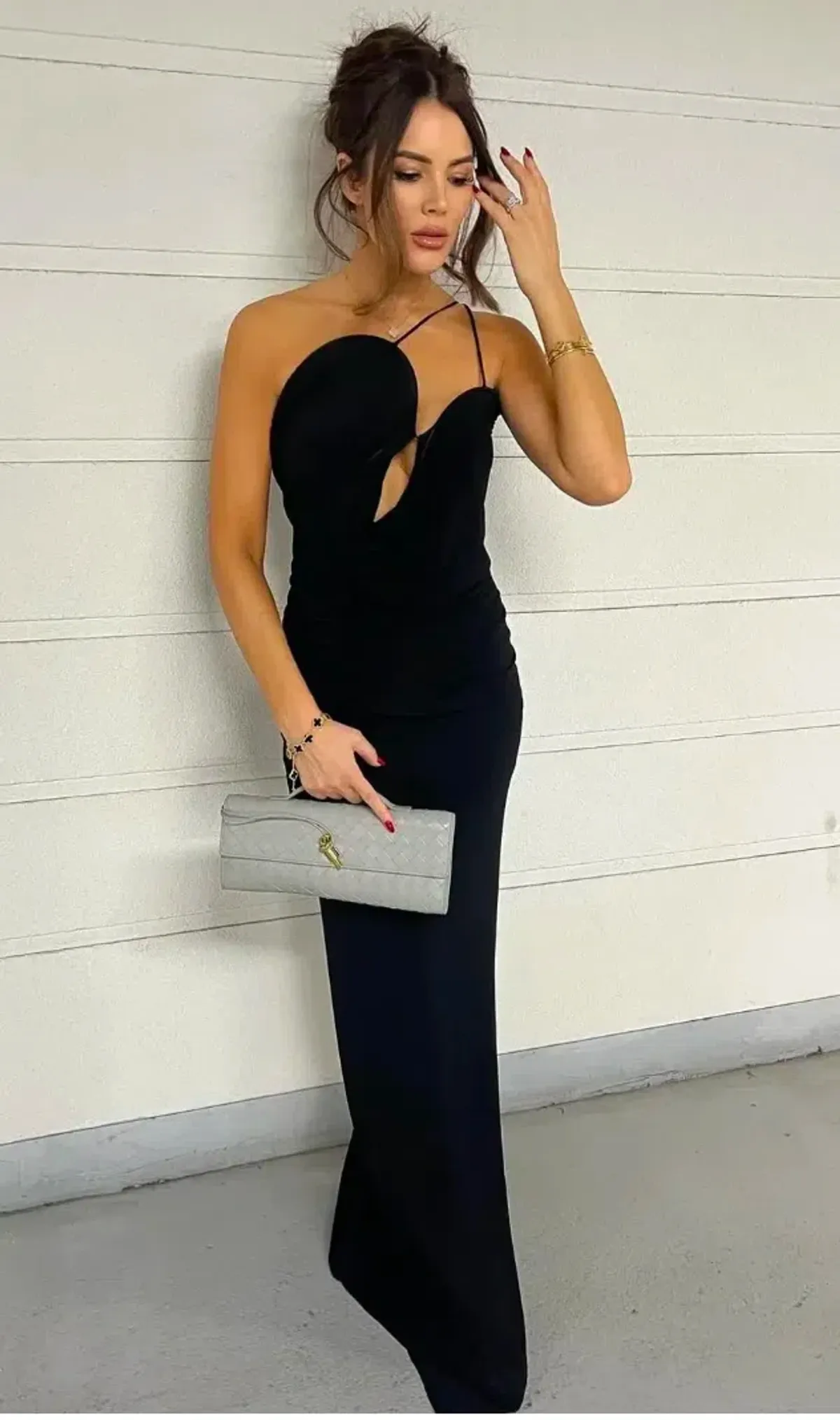 BNWT Christopher Esber Black Wave Coil Dress - Size 8 AU - Image 1
