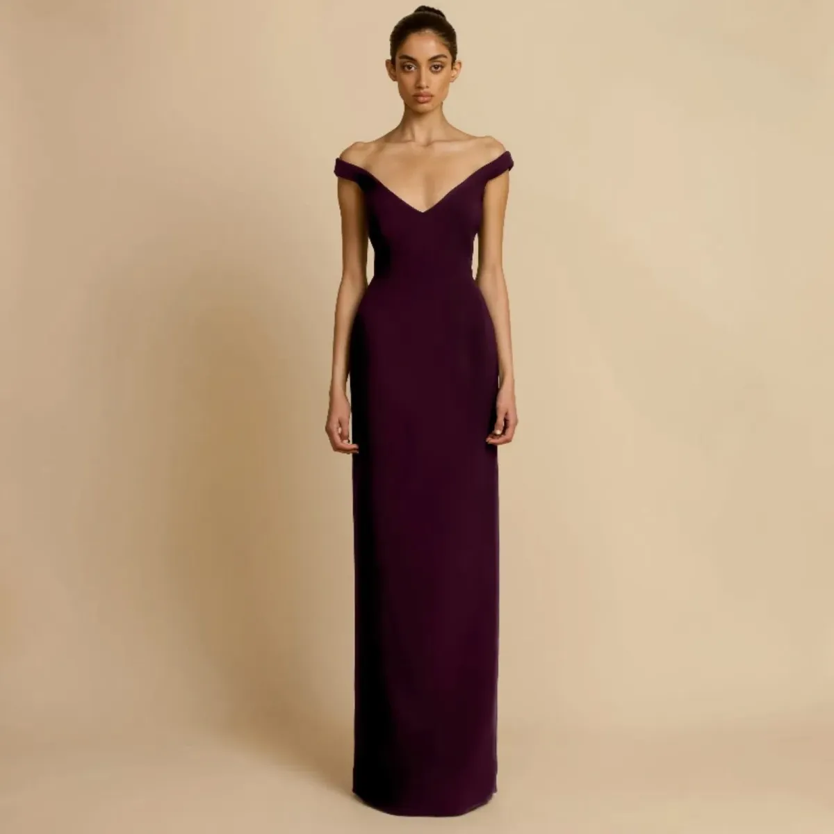 Arcina Ori Ellery Dress Plum Size 10 (M) for rent on The Volte - main image