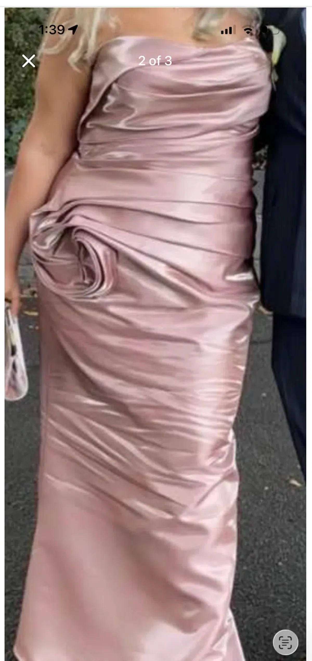 Duchess Boutique Dress Terani Couture Gown Champagne Nude color Size 16-18 - Image 2