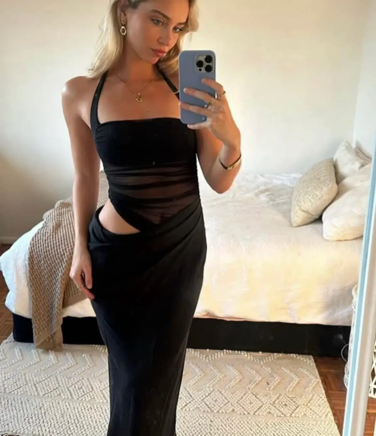 BENNI GINA MAXI BLACK / SIZE 10 - Image 4