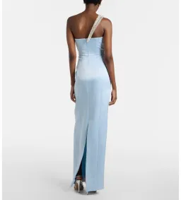 Rachel Gilbert Celestia Maxi Gown in Sky Blue Size 3/AU12 for rent on The Volte - image 3