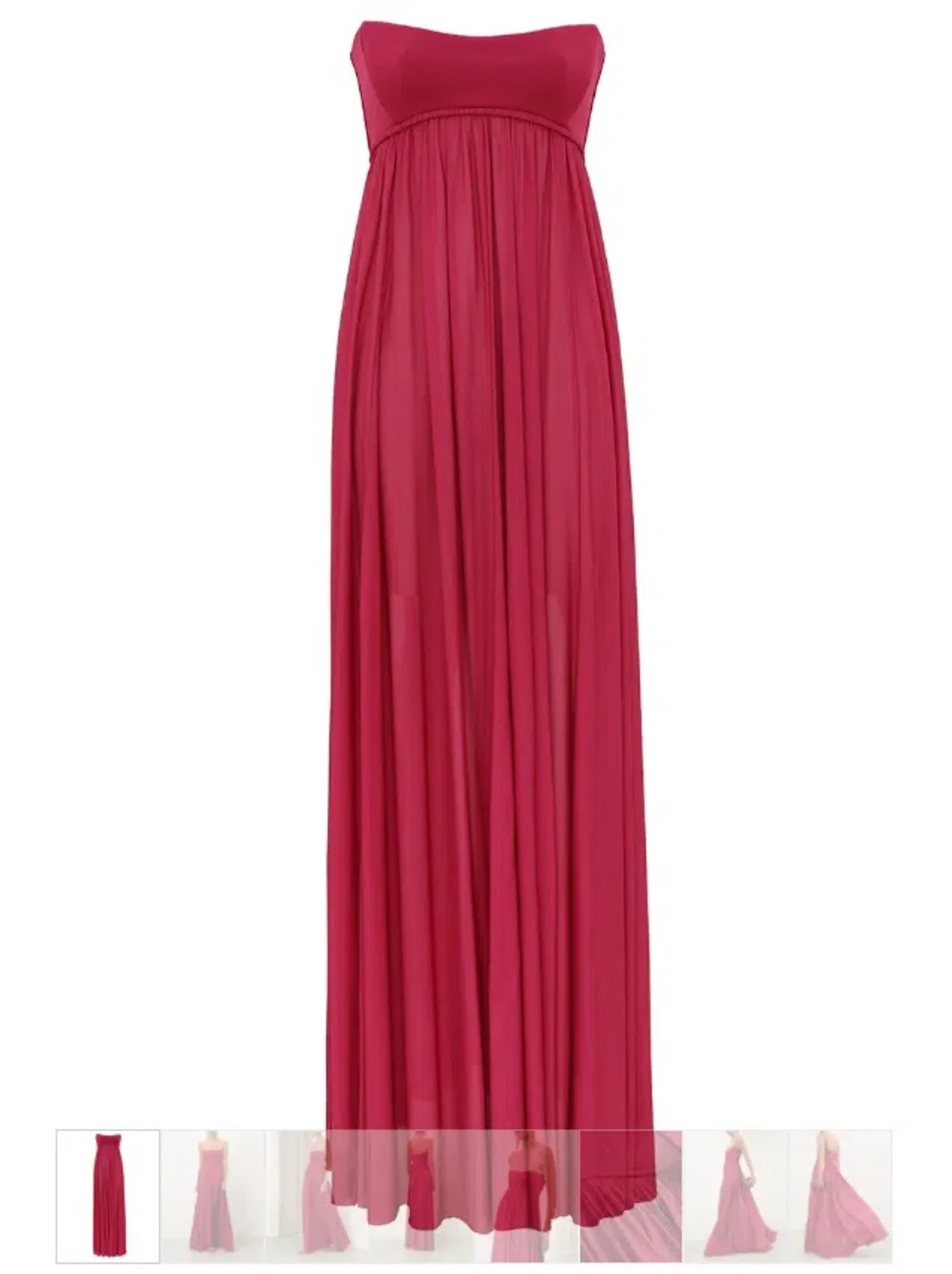 Zimmermann Luna Jersey Bandeau Gown Size 0 - Image 1