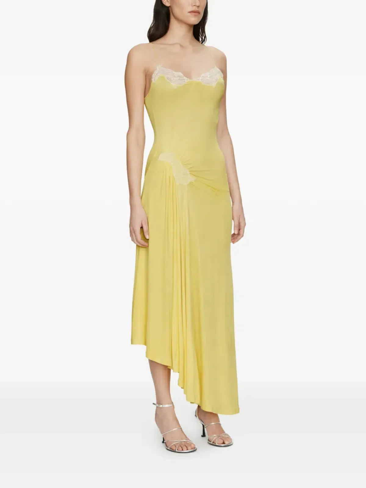Christopher Esber Delphin Lace Rib Midi Dress - Image 2