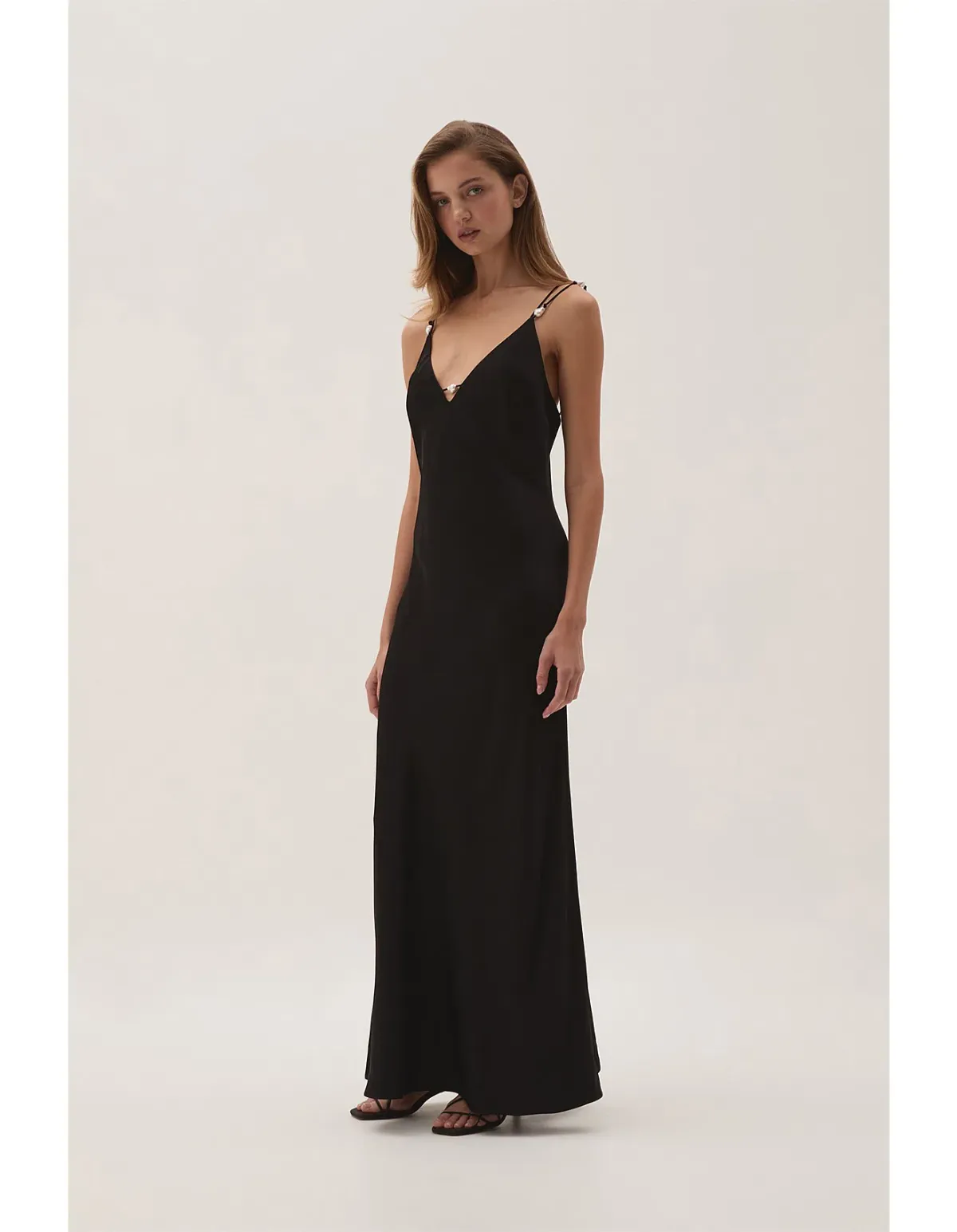 Aje Studio Agate cross back black dress 10 - Image 1