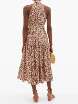 Zimmermann Silk Swing Midi Dress Print Size 12 for rent on The Volte - image 2