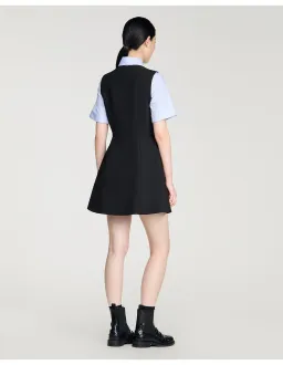 Sandro Paris Ada Dress Size 36 EU Black for rent on The Volte - image 3