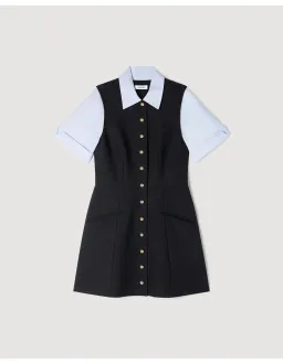 Sandro Paris Ada Dress Size 36 EU Black for rent on The Volte - image 5