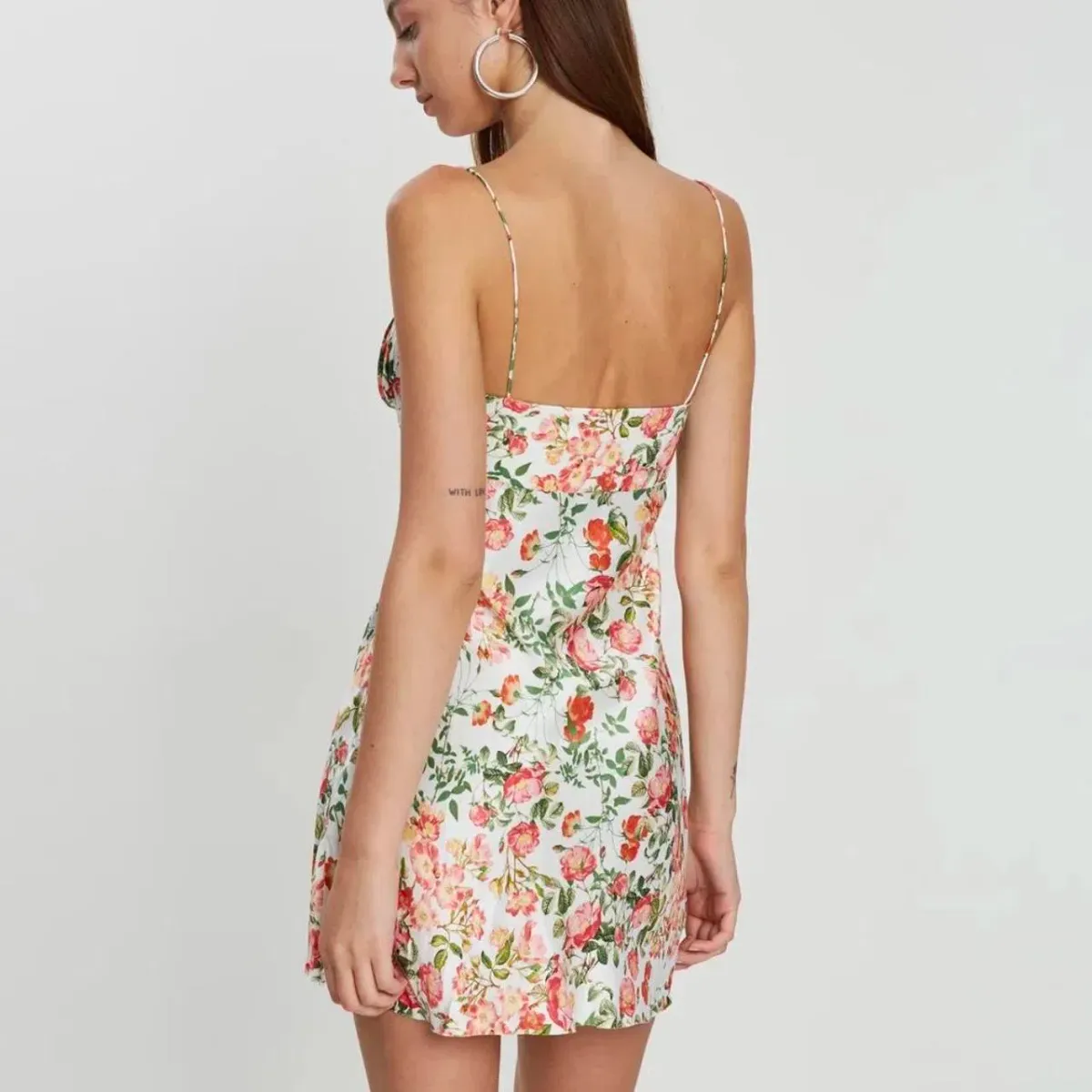 Bec & Bridge Camellia Delights silk mini dress 12 - Image 3