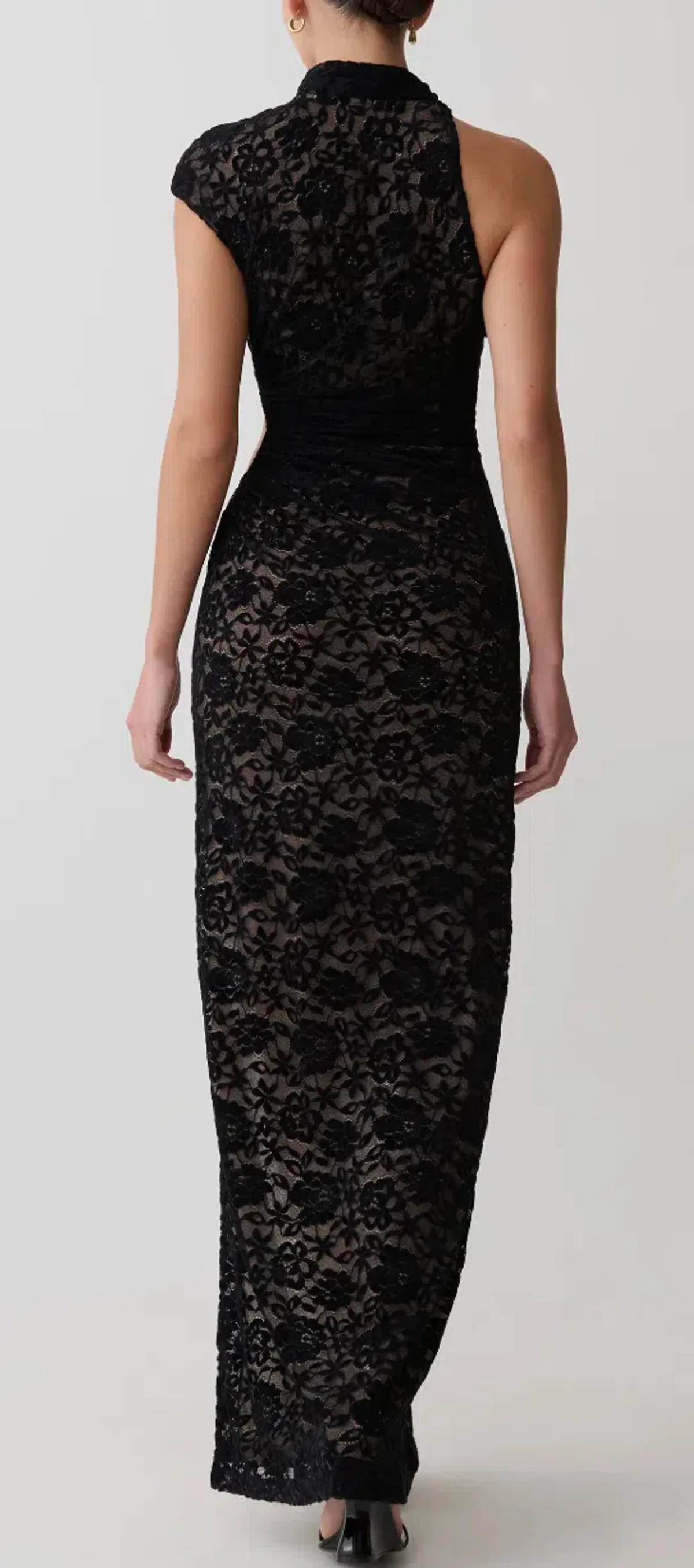 One Shoulder Maxi Dress - Image 4