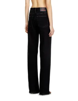 Diesel 1971 D-SENT L.32 High Rise Straight Leg Jeans Size 28 Black for rent on The Volte - image 3