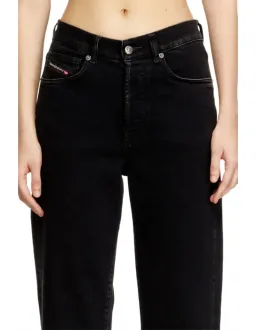 Diesel 1971 D-SENT L.32 High Rise Straight Leg Jeans Size 28 Black for rent on The Volte - image 4