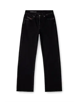 Diesel 1971 D-SENT L.32 High Rise Straight Leg Jeans Size 28 Black for rent on The Volte - image 5