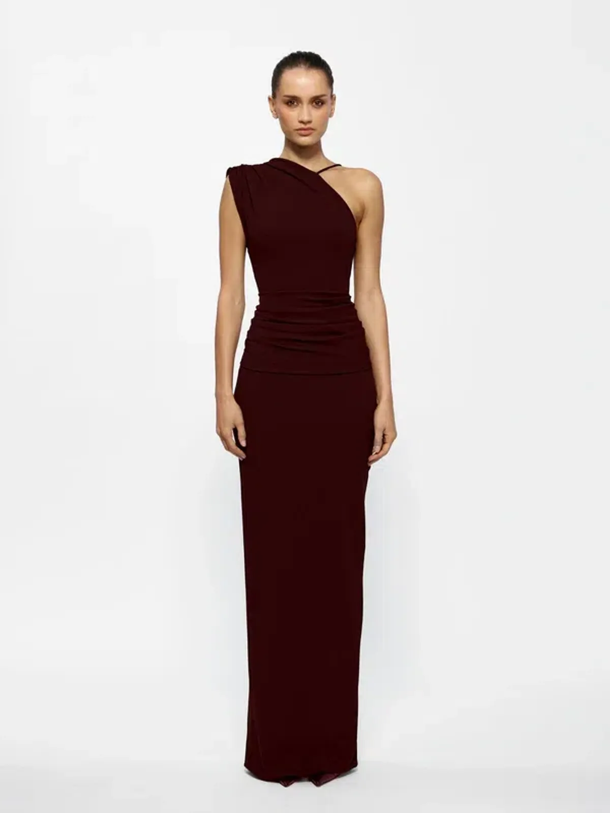 Effie Kats Greer dress- Coffee size XS for rent on The Volte - main image