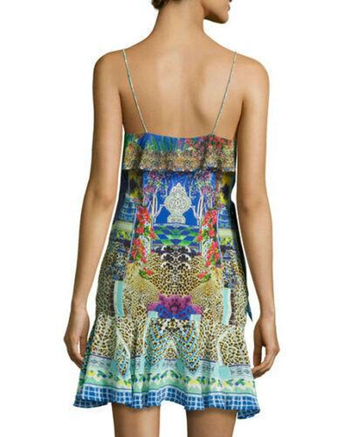 CAMILLA Frill Wrap Dress Size XS - Image 2
