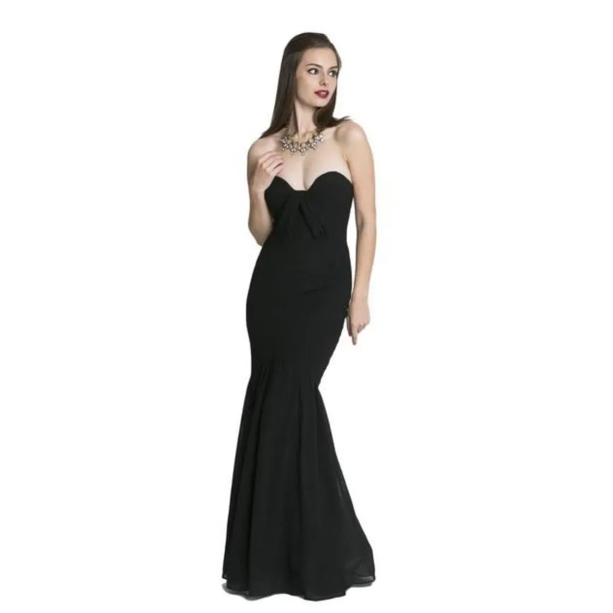Sheike Elite Maxi Dress Black Size 6 for rent on The Volte - main image