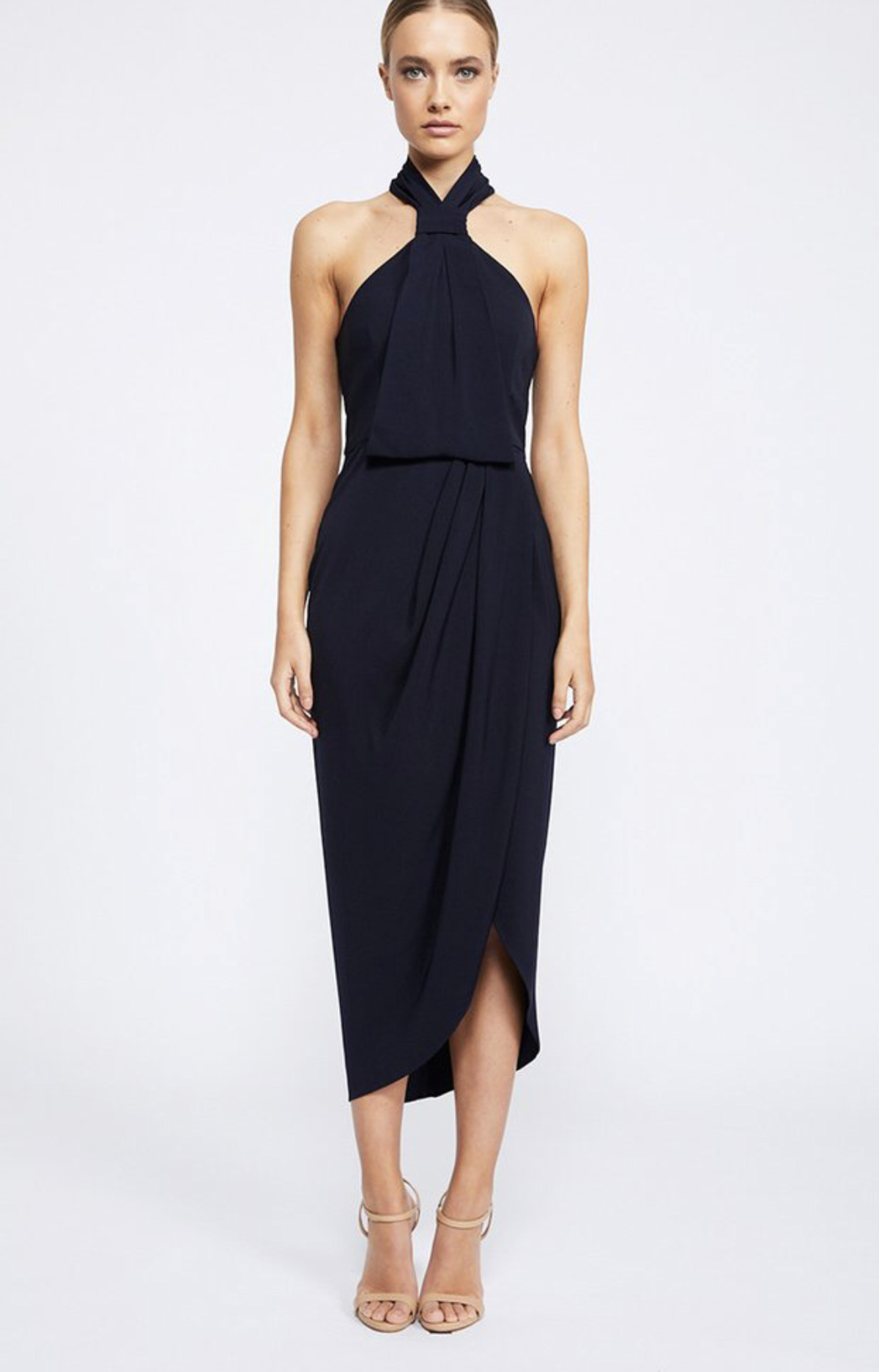 Shona Joy Core knot draped Dress 12 - Image 1