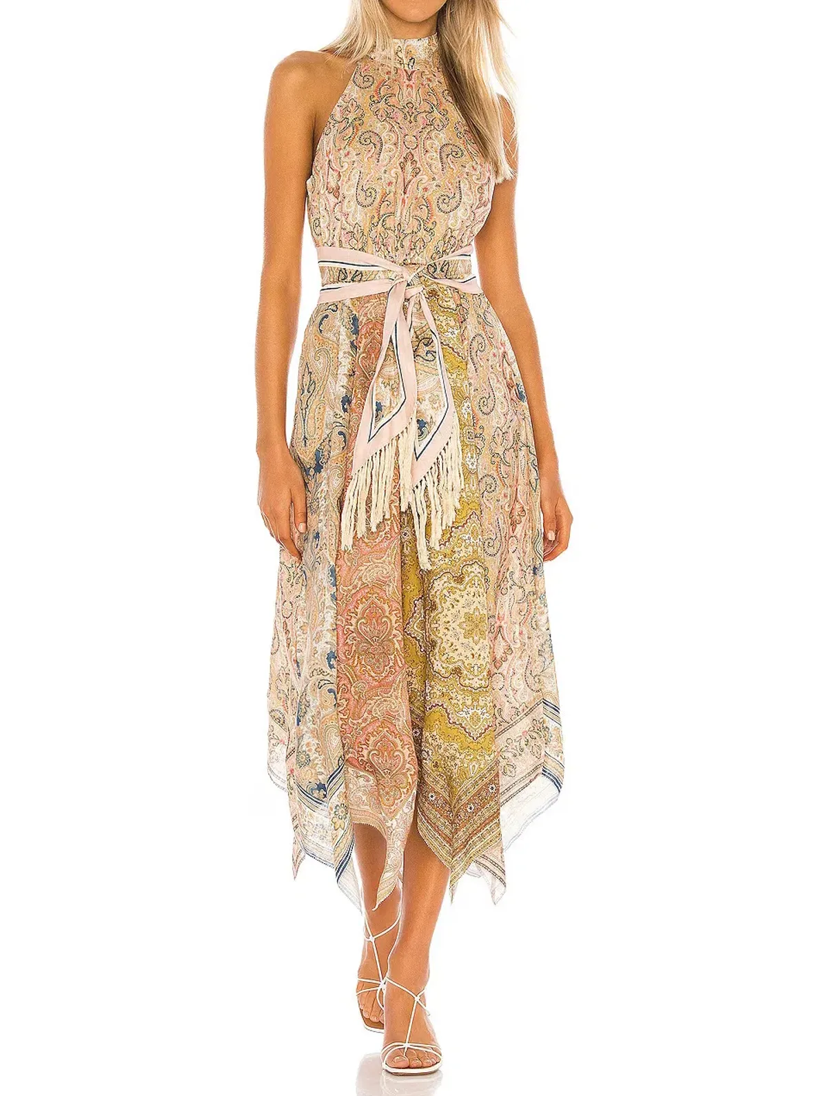 Zimmermann Freja Hanky Hem Long Dress Spliced Size 10 - Image 1