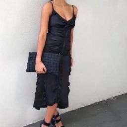 Camilla and Marc Sentry Midi Dress Black Size 10 for rent on The Volte - image 2
