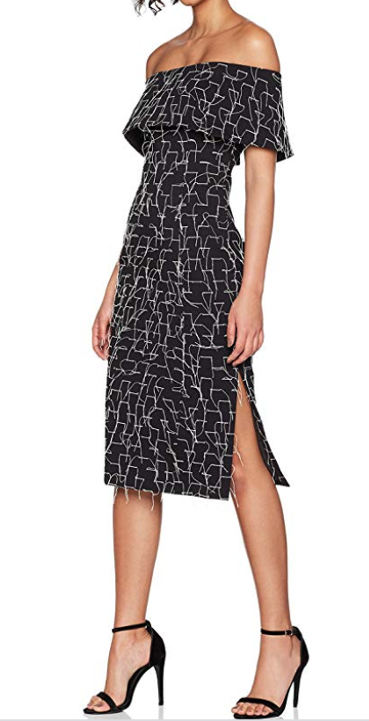 C/Meo Collective Phase 2 Black & White Phase 2 Dress - Image 1