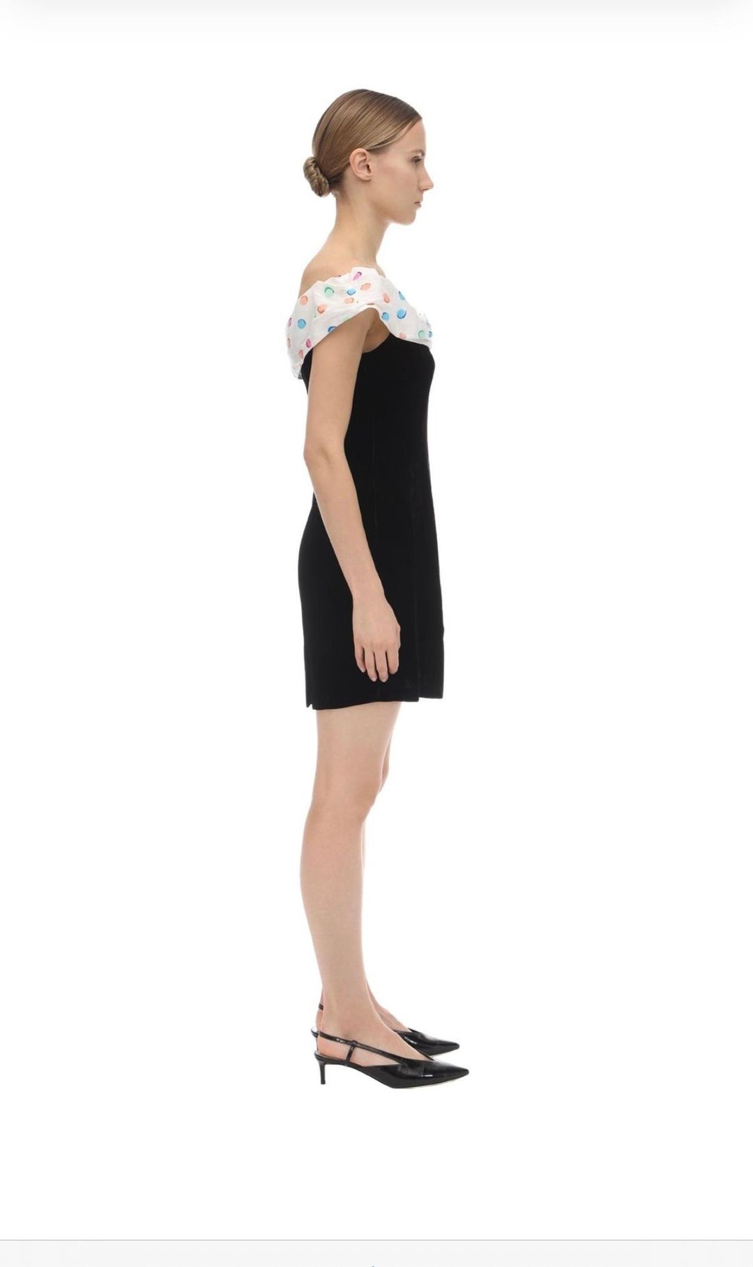 FLORENCE OFF-THE-SHOULDER VELVET DRESS for rent on The Volte - main image