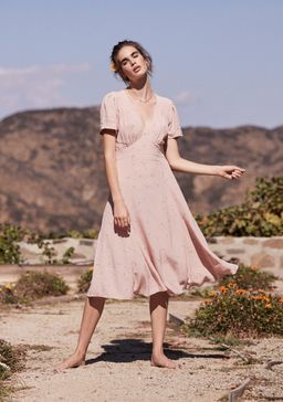 Auguste Clementine Bonne Midi Dress size 8 for rent on The Volte - image 4