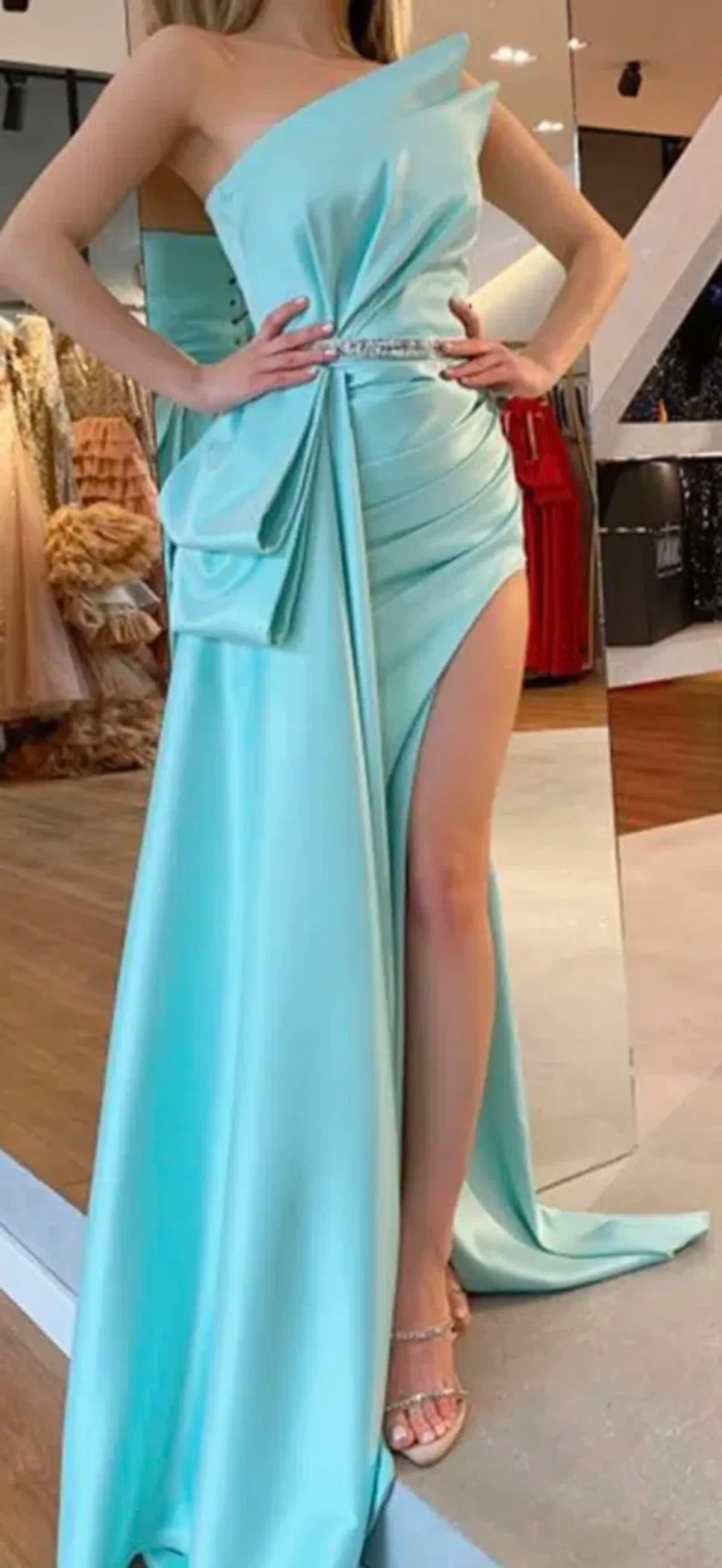 blue Walone the label couture dress - Image 1