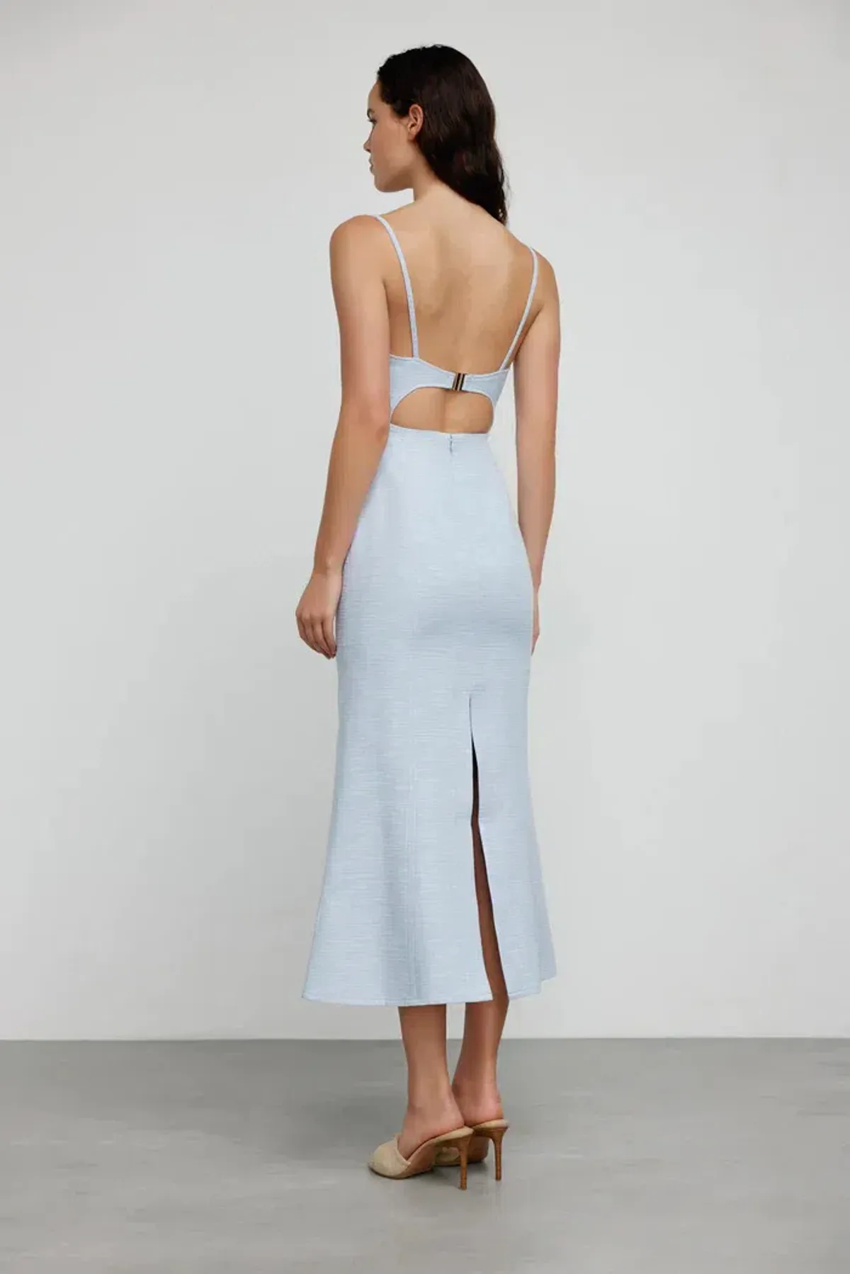 Significant Other Frankie Midi Dress in Cornflower Size 6 - Image 6