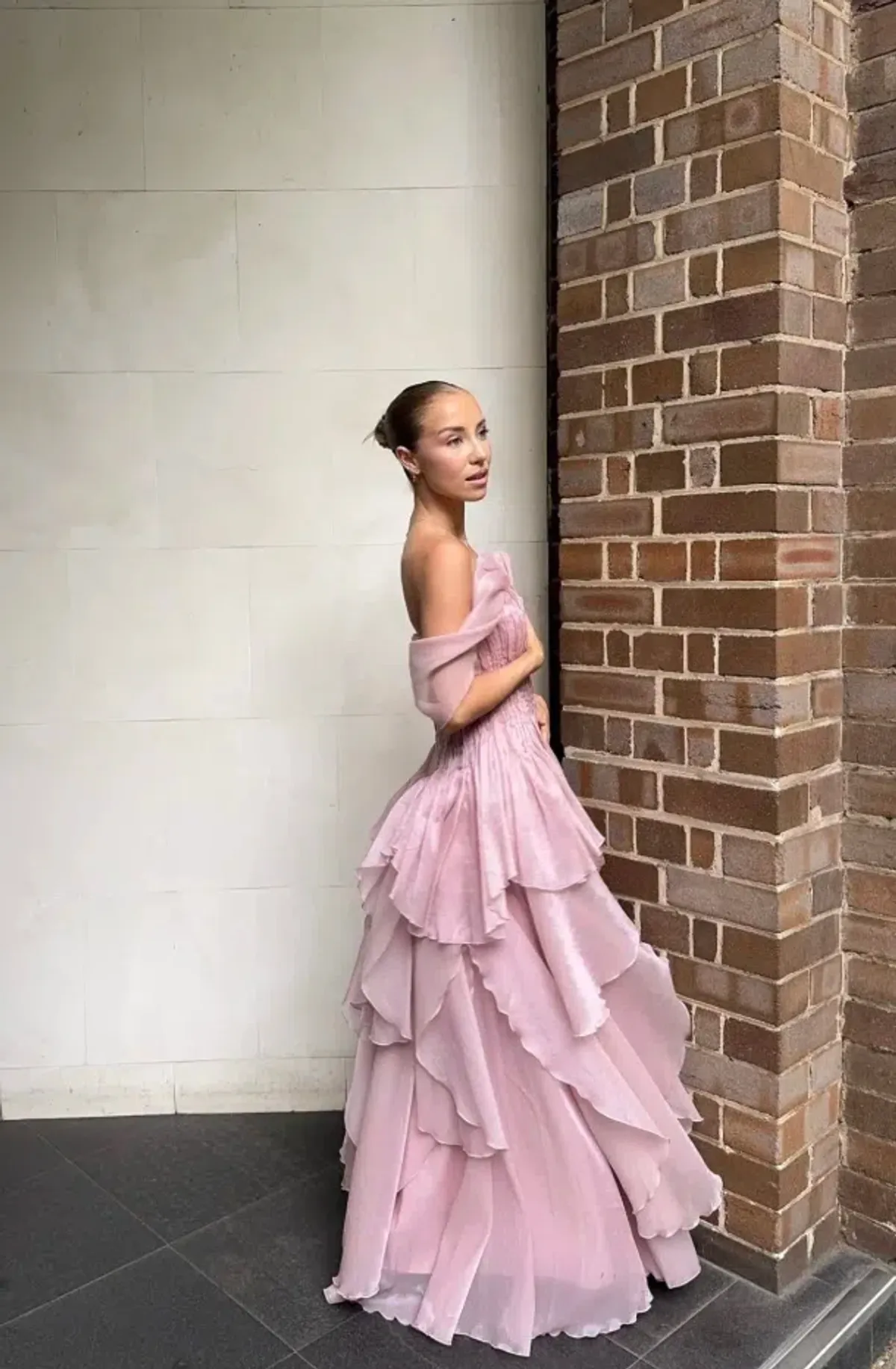 Nisha Gown | Fawn Pink - Size 12 - Image 4