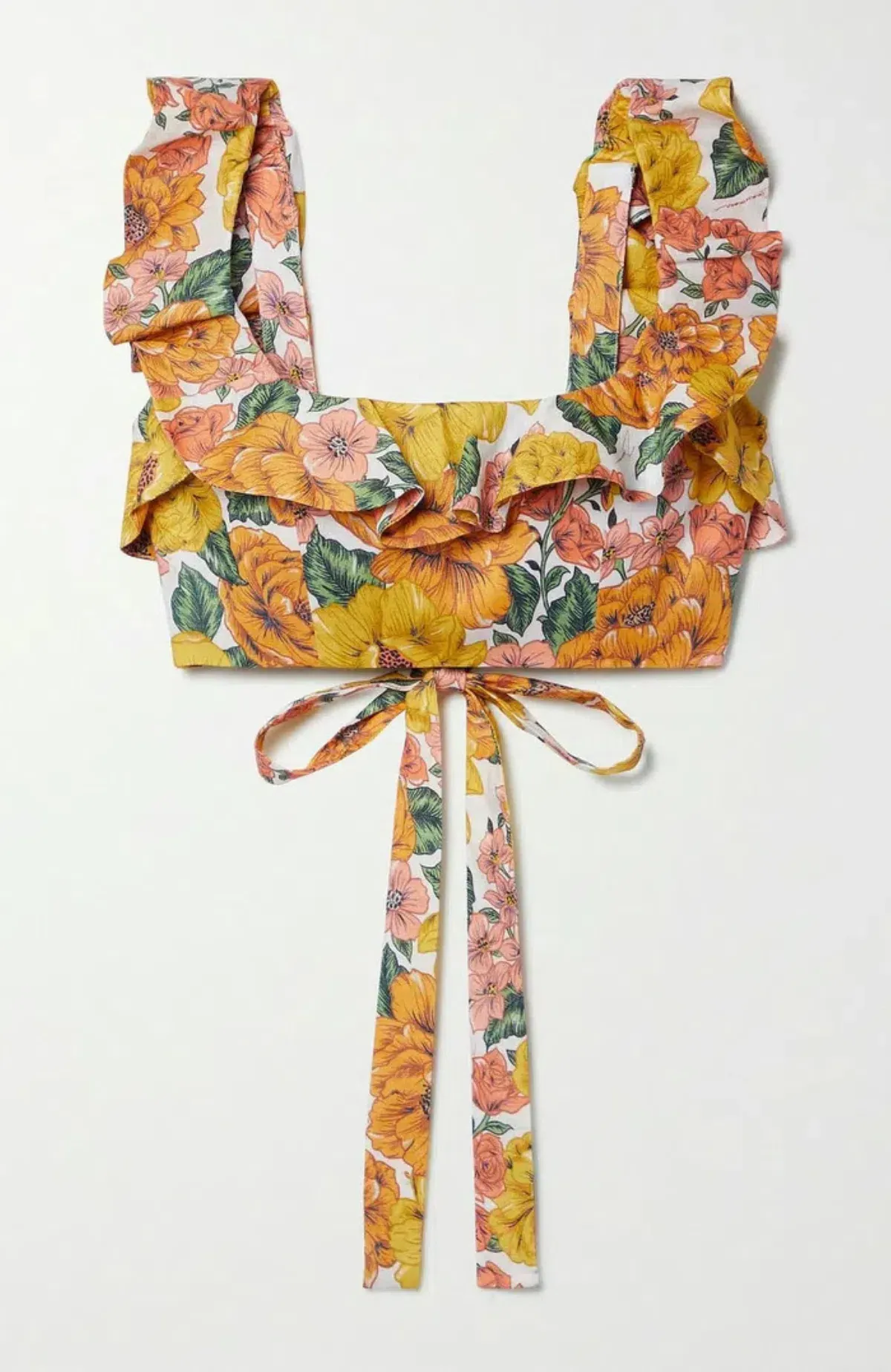 Zimmermann Poppy Floral Print Crop & Pants Set AU 10 / 1 - Image 4