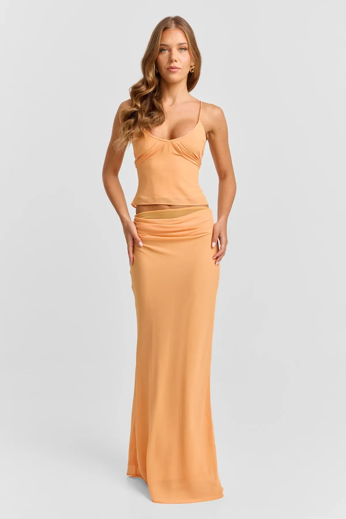 Sasha Therese Tangerine Set - Size Small/ 8 - Image 1